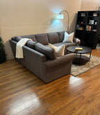 Rowe Furniture Corner Sectional in Smoke Gray