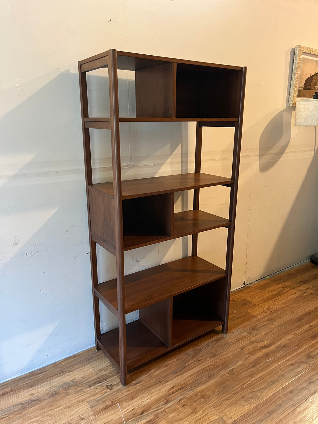 Article Mysen 34" Bookcase, Tall - Walnut