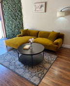 Article Abisko Velvet Sectional - Yarrow Gold