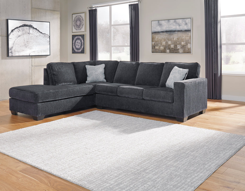 Altari 2-Piece Sleeper Sectional with LAF Chaise in Slate