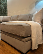 Jordan’s Furniture Sectional in Steel Gray