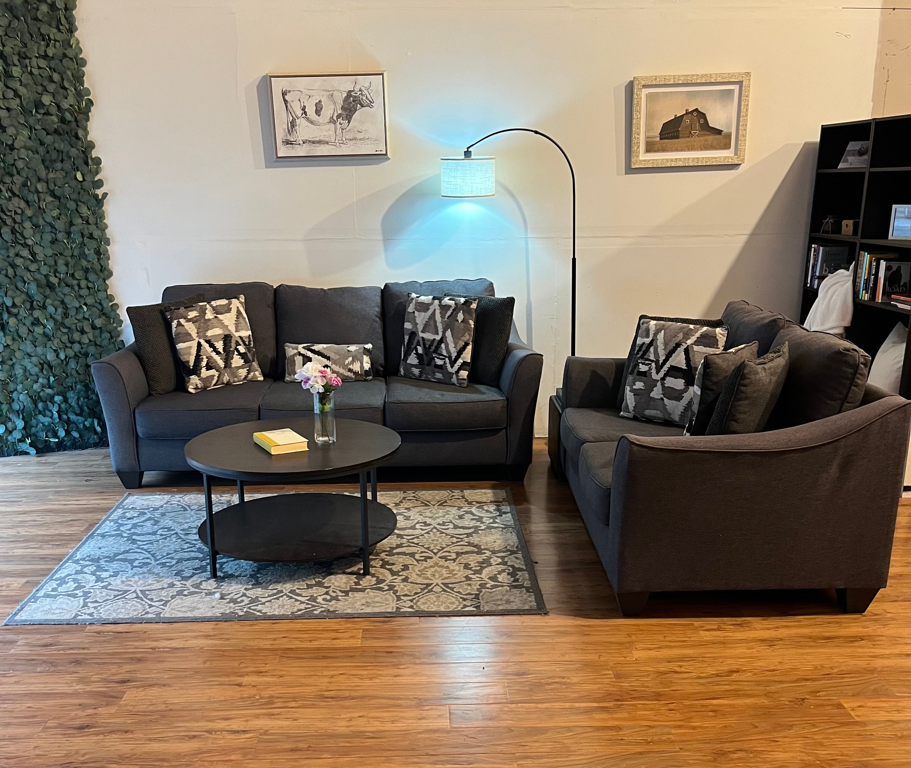 Ashley Furniture Sofa and Loveseat in Slate