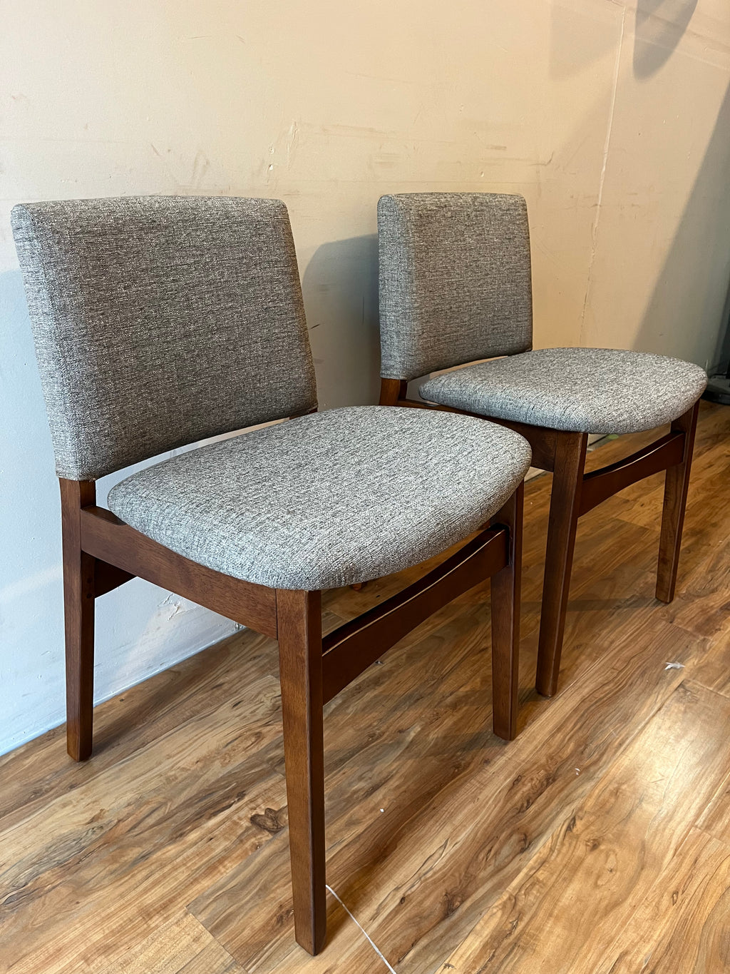 Article Nosh Dining Chairs (2) - Walnut and Quarry Gray