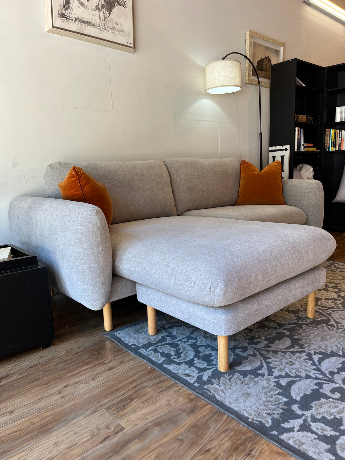 Article Sanders Reversible Sectional - Hestia Gray