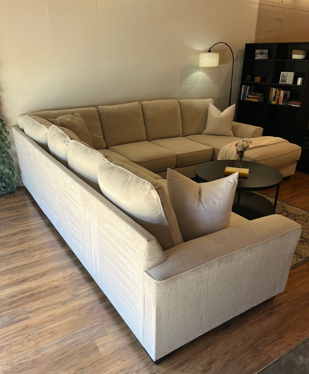 Ashley Furniture Lerenza Sectional in Birch White