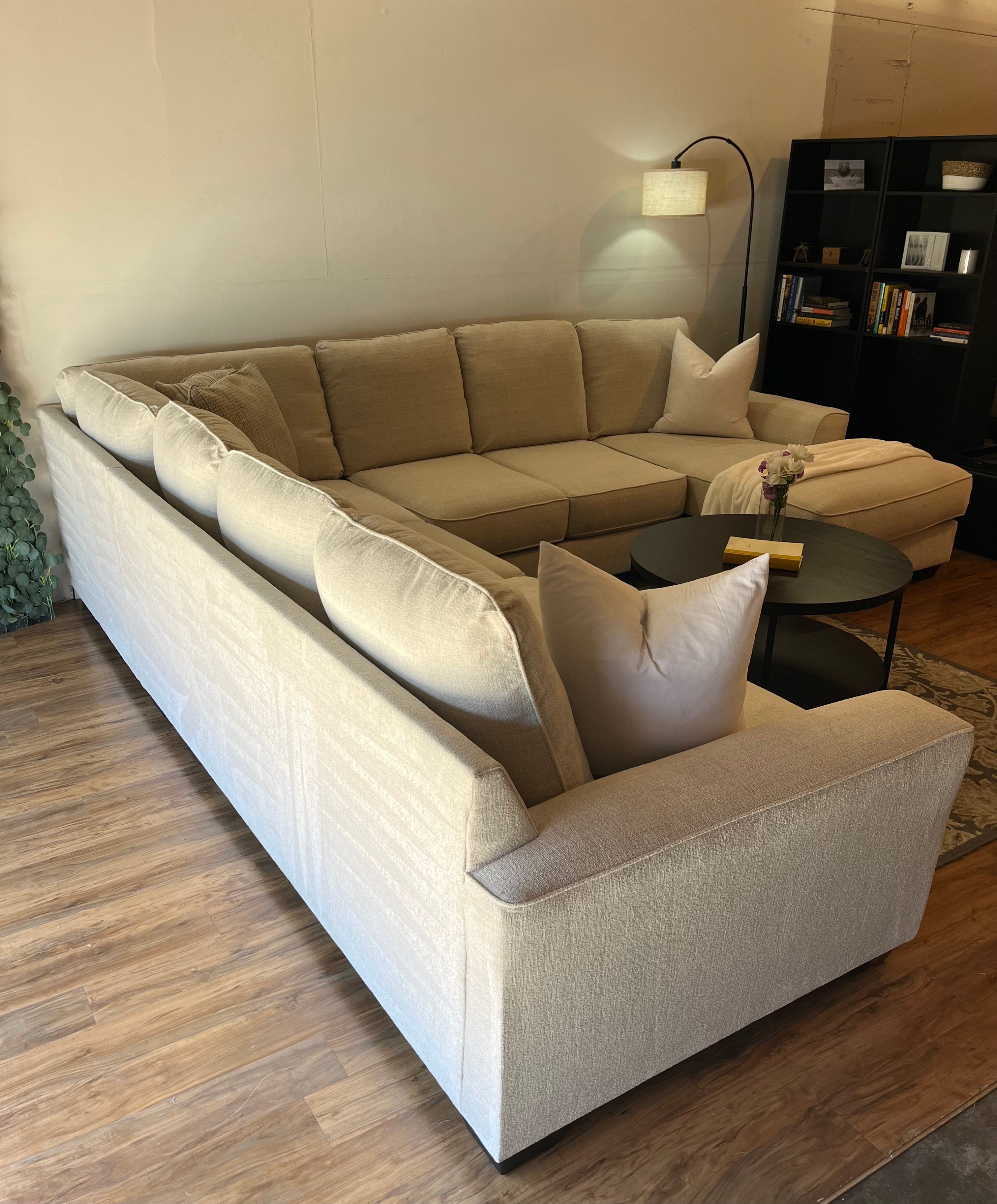 Ashley Furniture Lerenza Sectional in Birch White