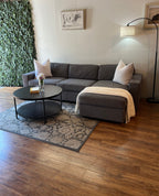 West Elm Urban Sleeper Sectional in Denim Blue