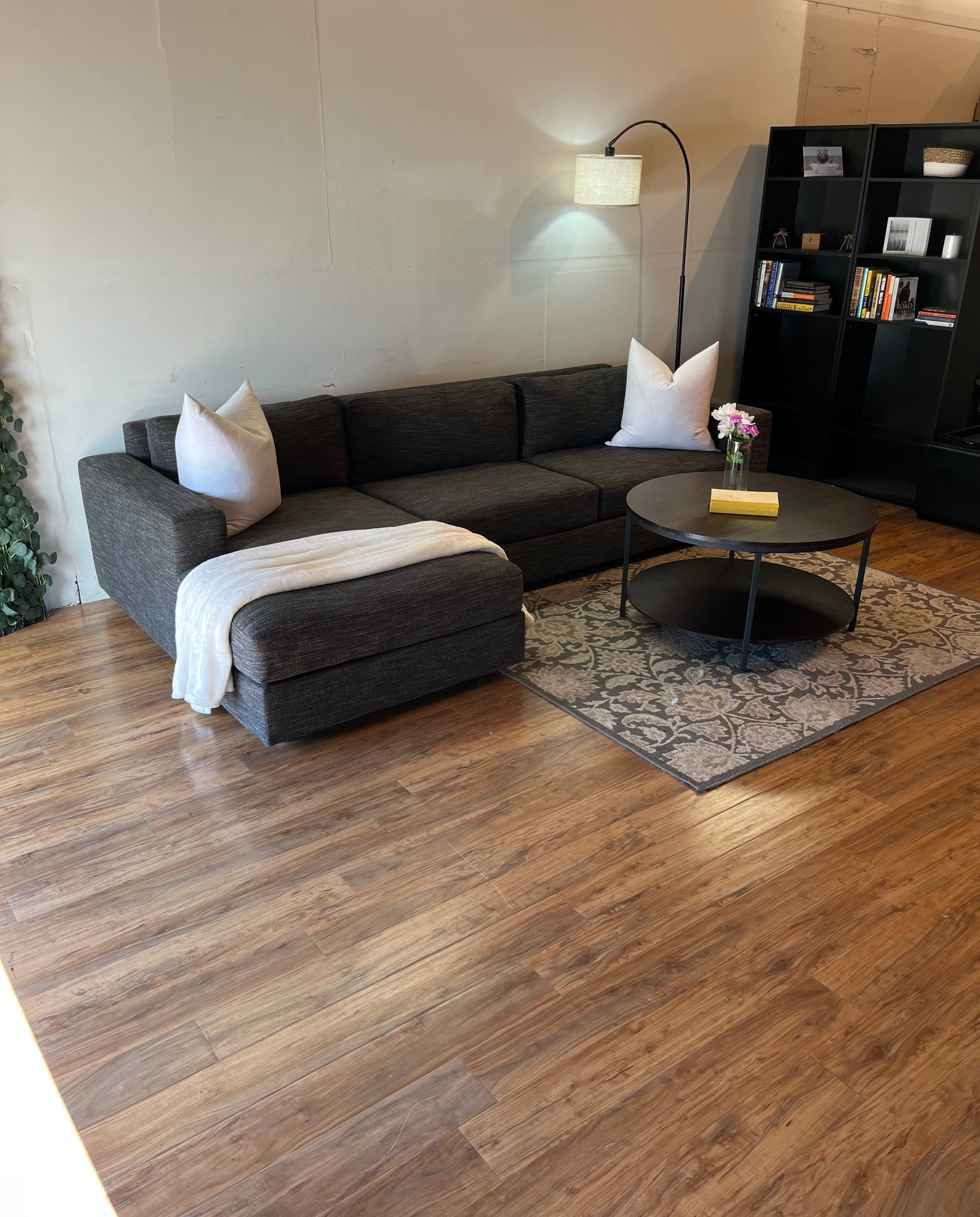 West Elm Urban Sectional in Pewter