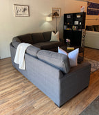Jordan’s Furniture Sectional in Dusk