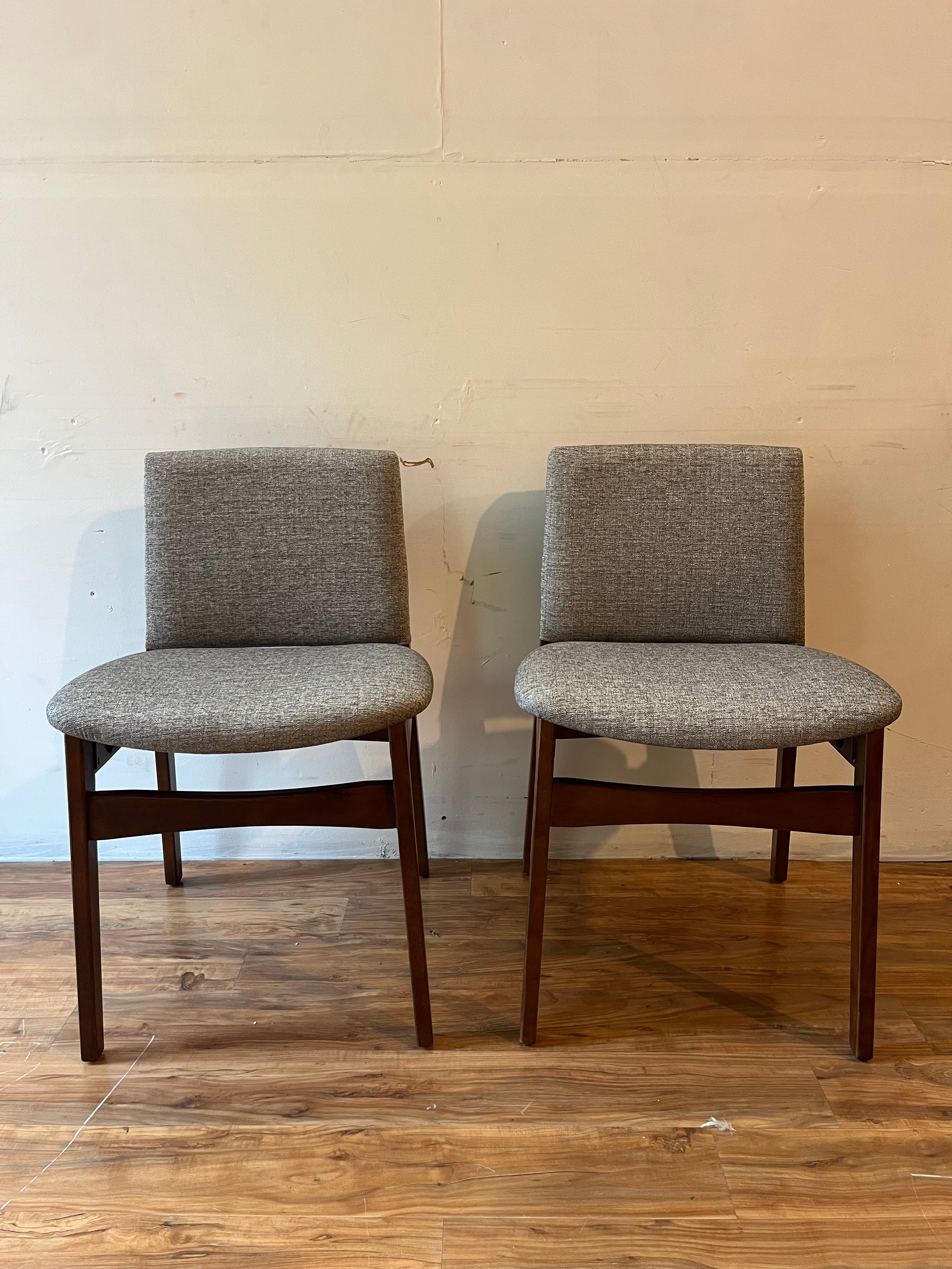 Article Nosh Dining Chairs (2) - Walnut and Quarry Gray