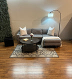 West Elm Eddy Sectional with Reversible Chaise in Graphite