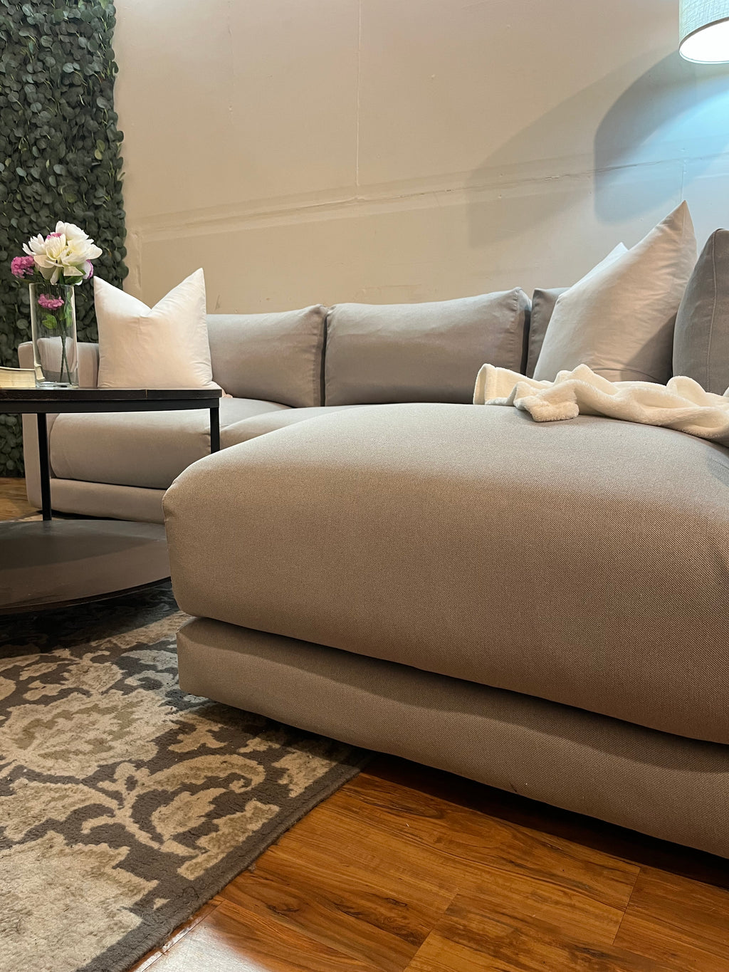 Room & Board Sectional in Dawson Gray