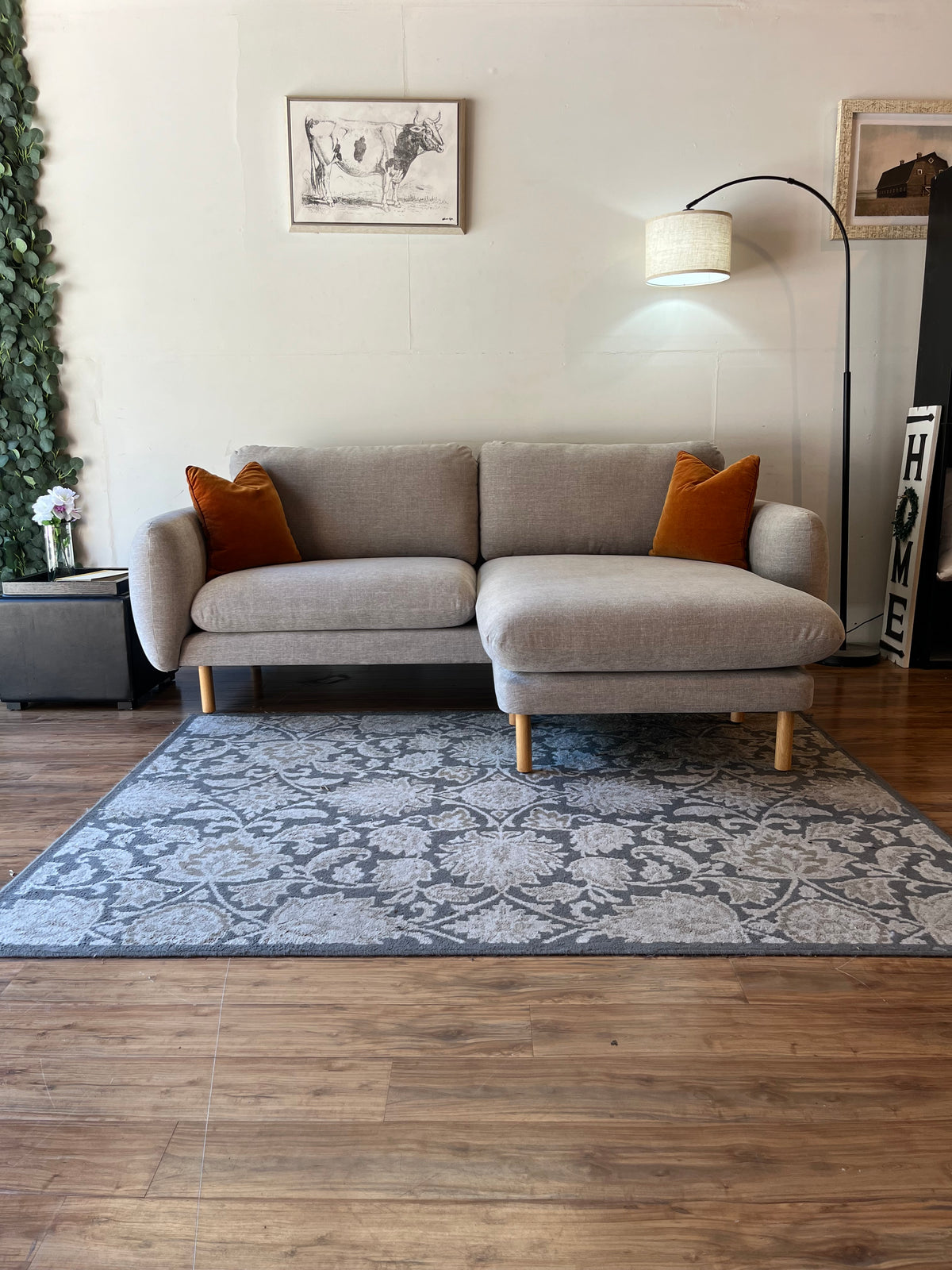 Article Sanders Reversible Sectional - Hestia Gray