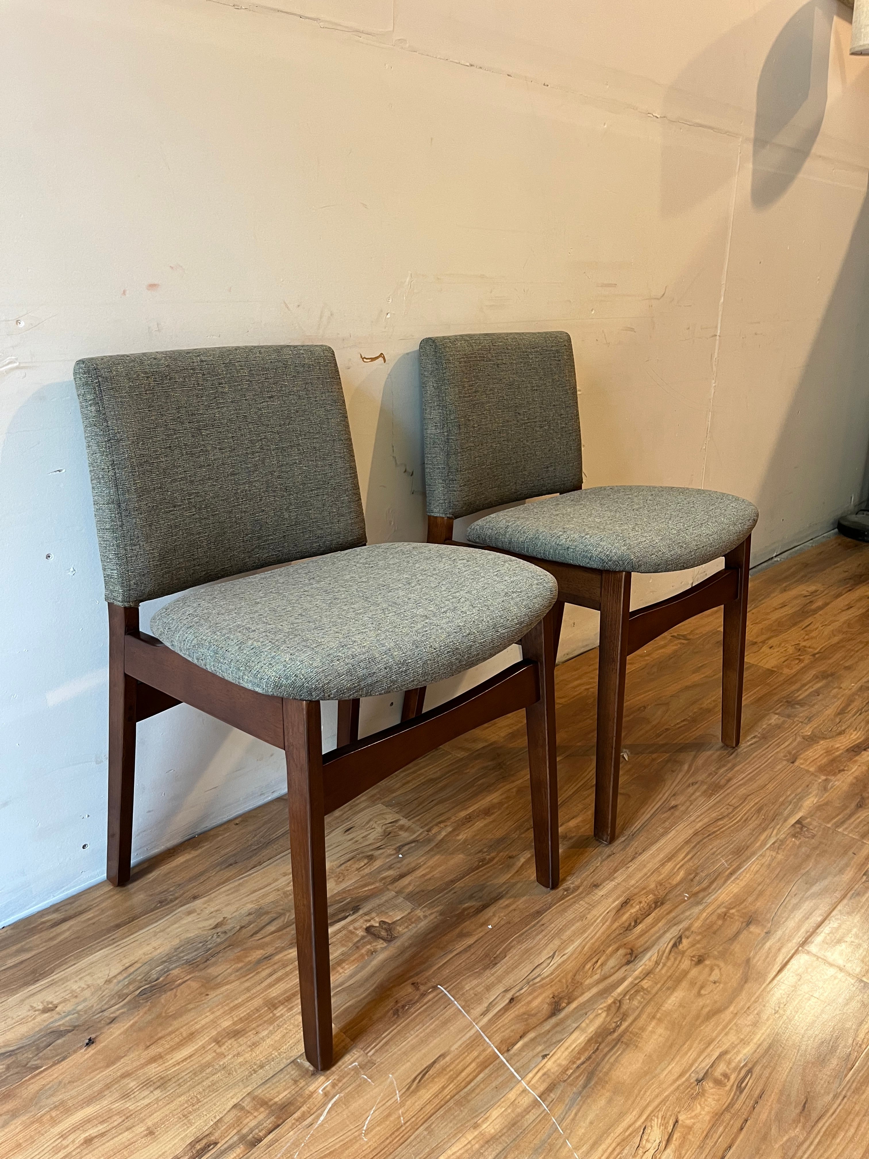 Article Nosh Dining Chairs - Walnut and Hemlock Green