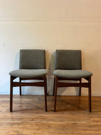 Article Nosh Dining Chairs - Walnut and Hemlock Green