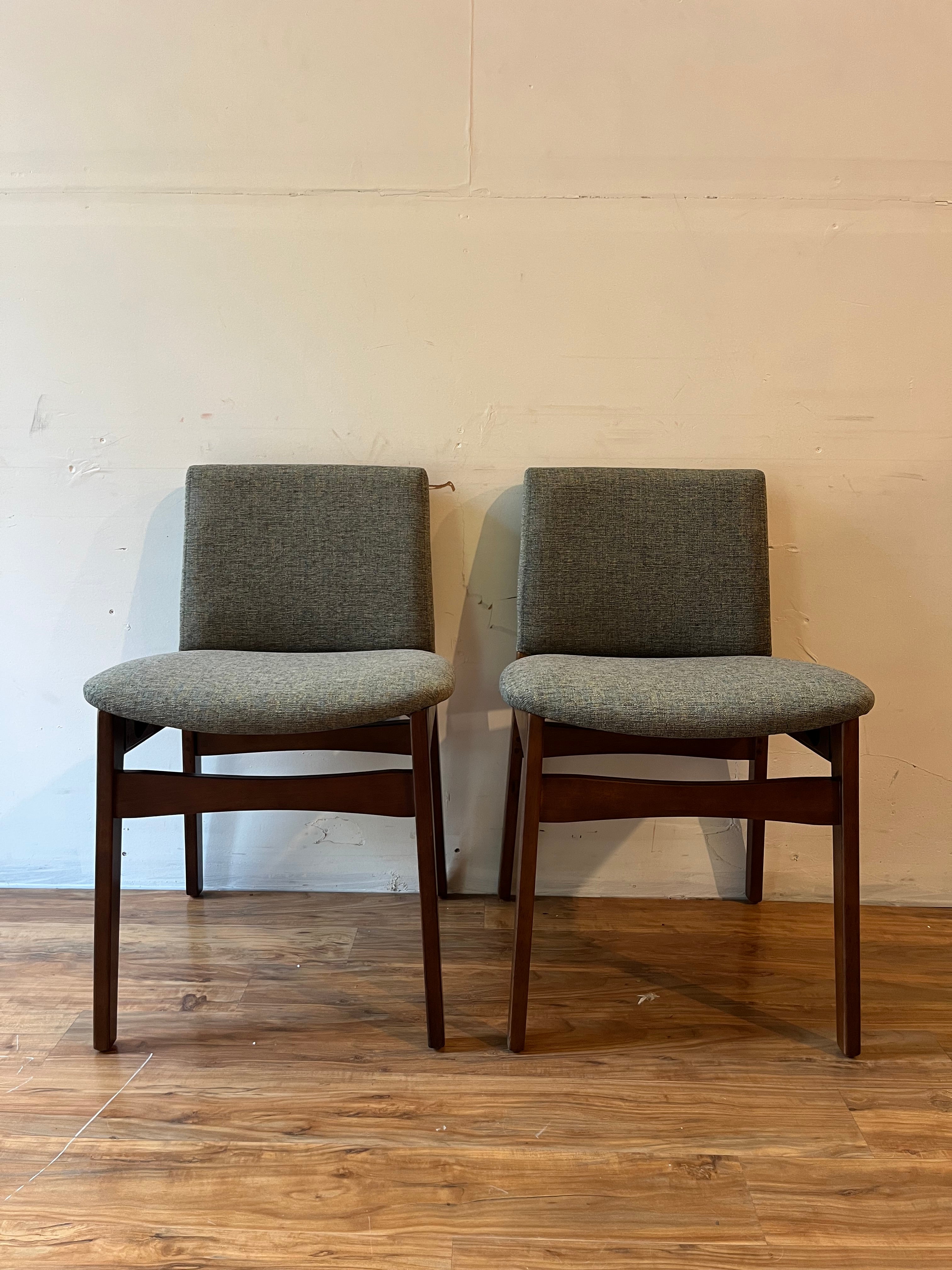 Article Nosh Dining Chairs - Walnut and Hemlock Green