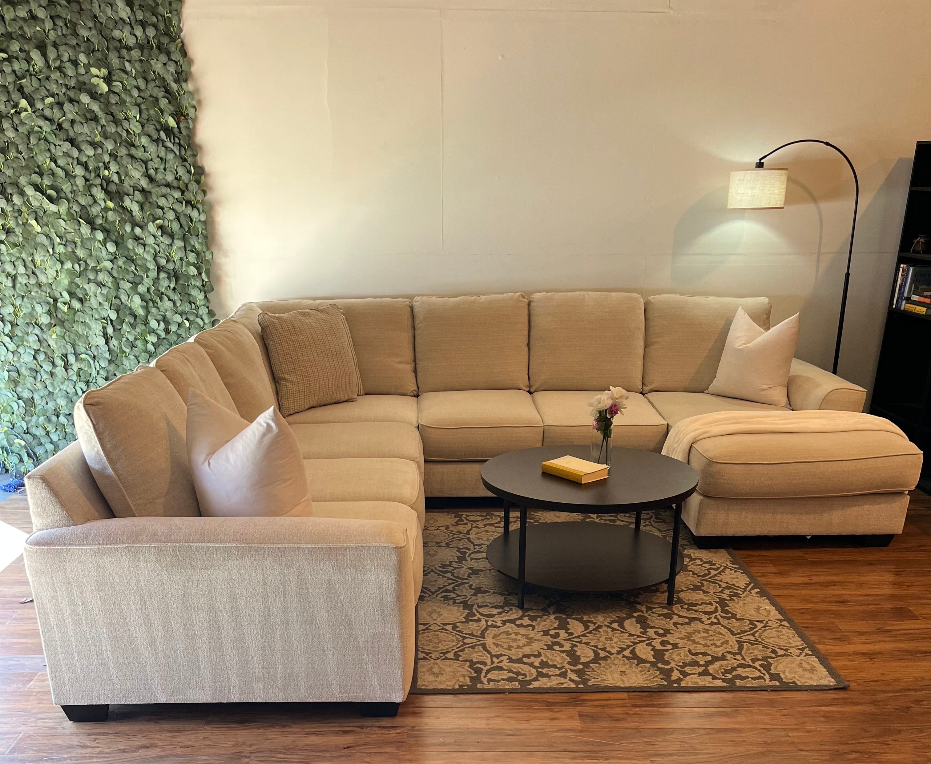 Ashley Furniture Lerenza Sectional in Birch White