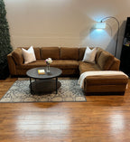 Macy’s Sectional in Caramel