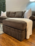 Rowe Furniture Sectional in Mocha Gray