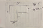 Jordan’s Furniture Sectional in Taupe