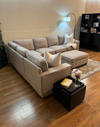 Modular Sectional in Heather Gray