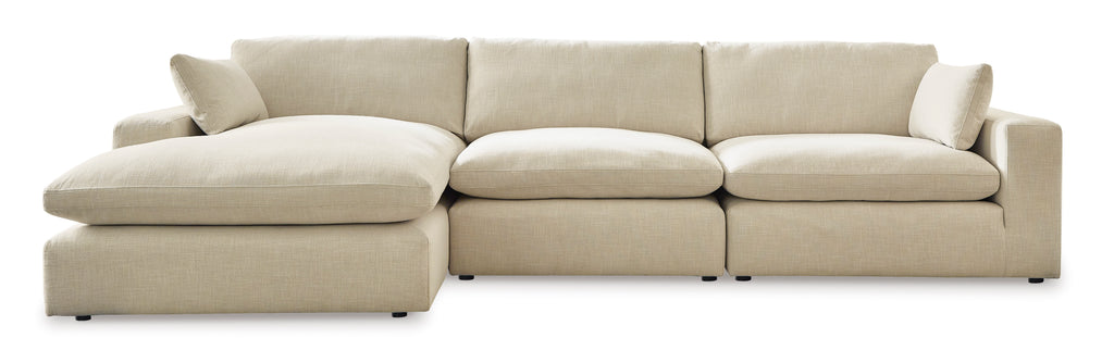 Elyza 3-Piece Sectional with Chaise in Linen