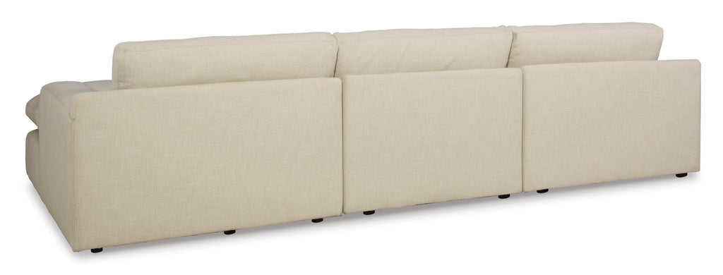 Elyza 3-Piece Sectional with RAF Chaise in Linen