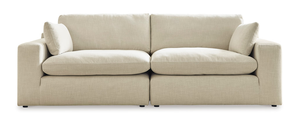 Elyza 2-Piece Loveseat in Linen
