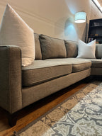 Max Home Sectional in Stone Gray