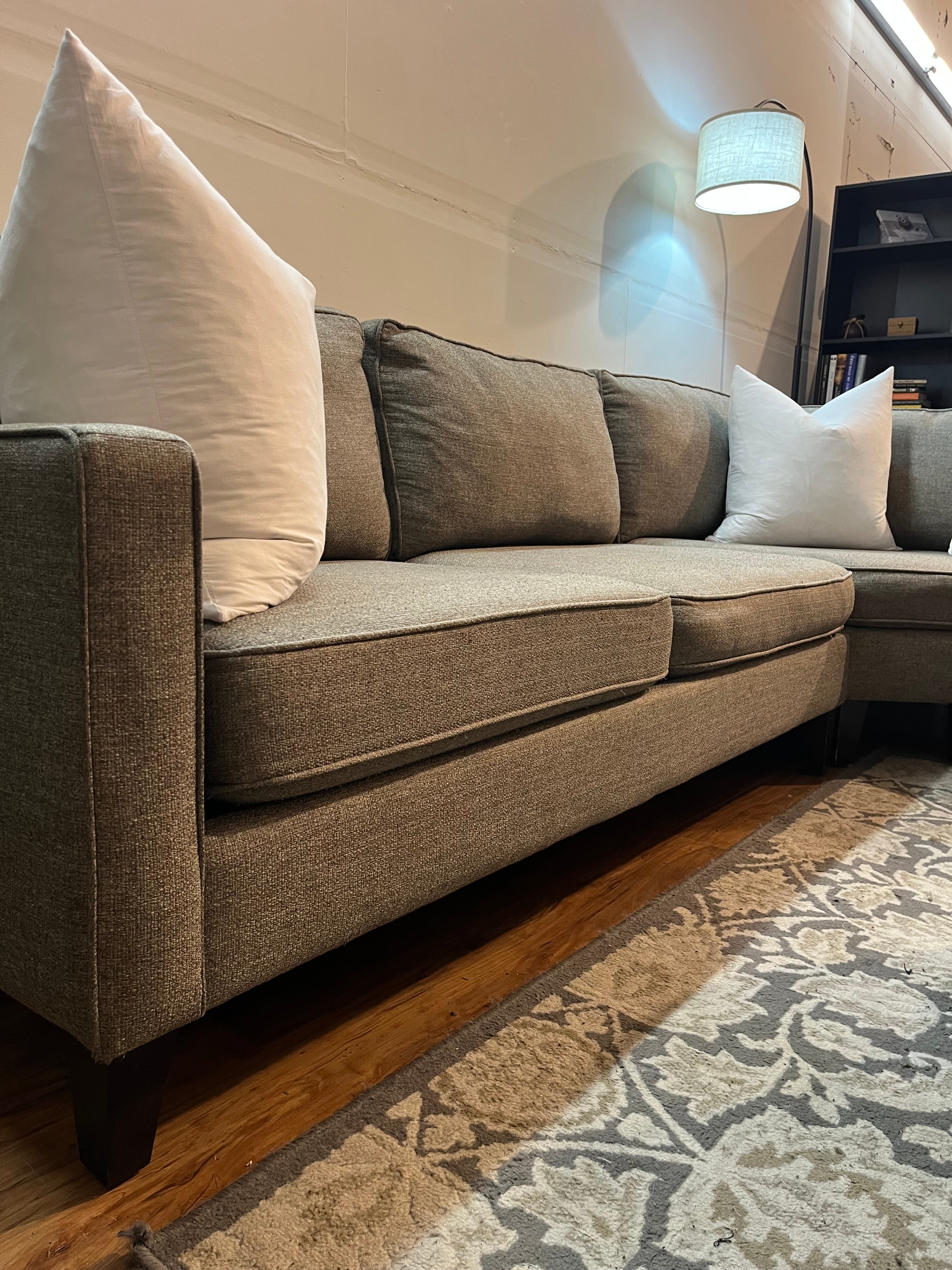 Max Home Sectional in Stone Gray