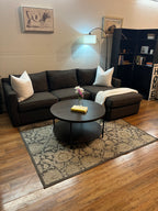 Crate & Barrel Davis Sectional in Graphite