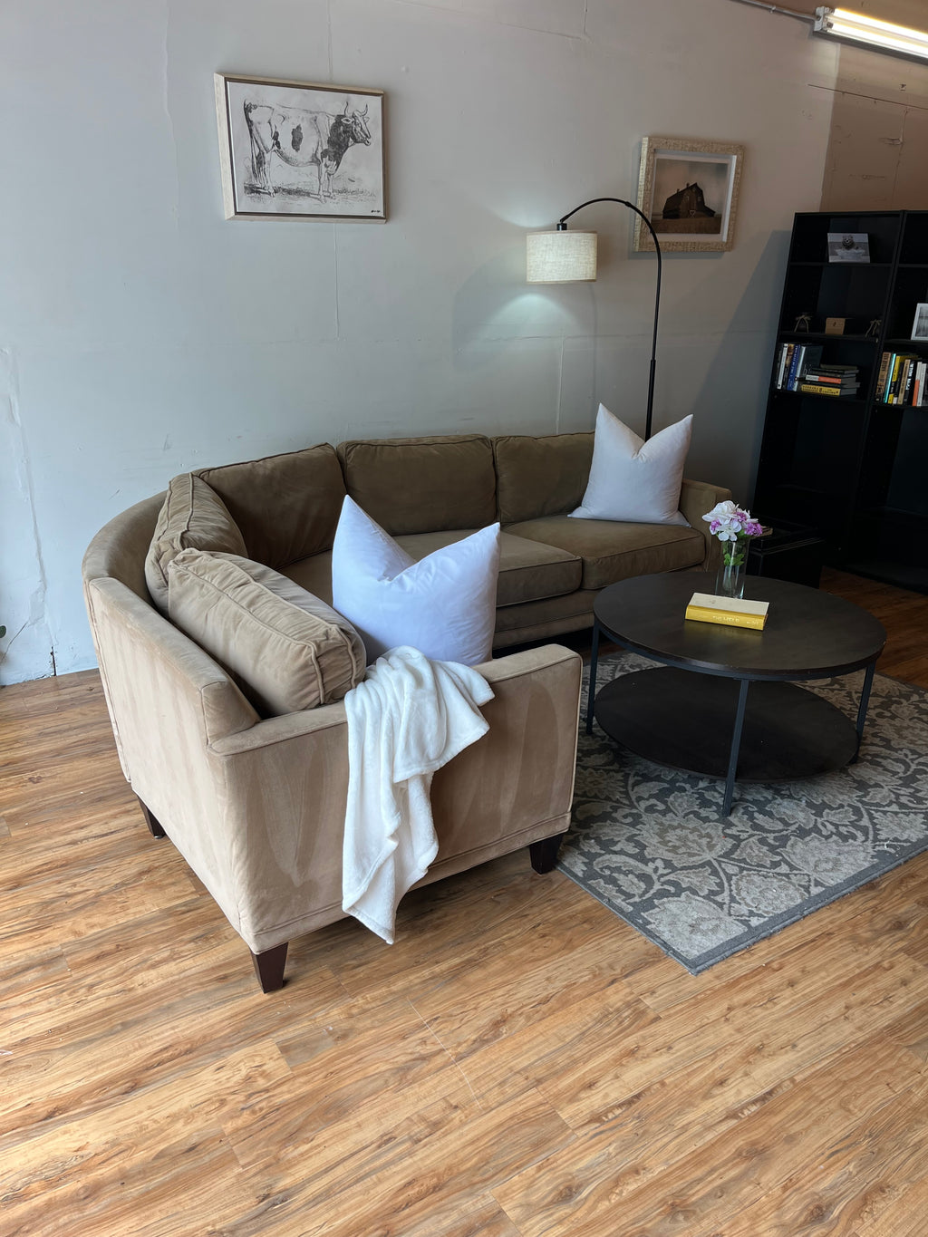 Rowe Furniture Sectional in Sand Beige