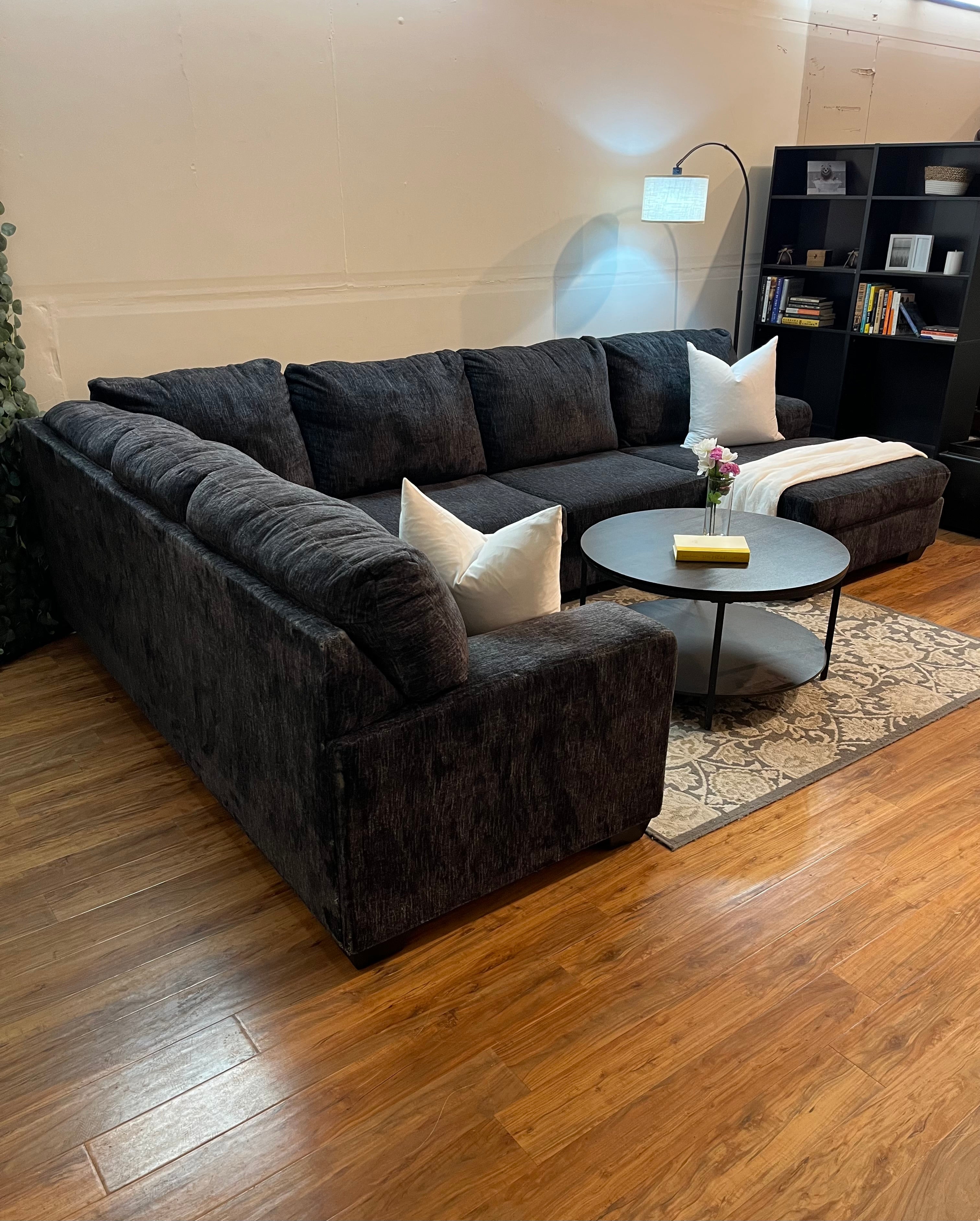 Ashley Furniture Sectional in Charcoal Gray