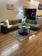 Castlery Johnathan Sectional in Performance Twill, Moss