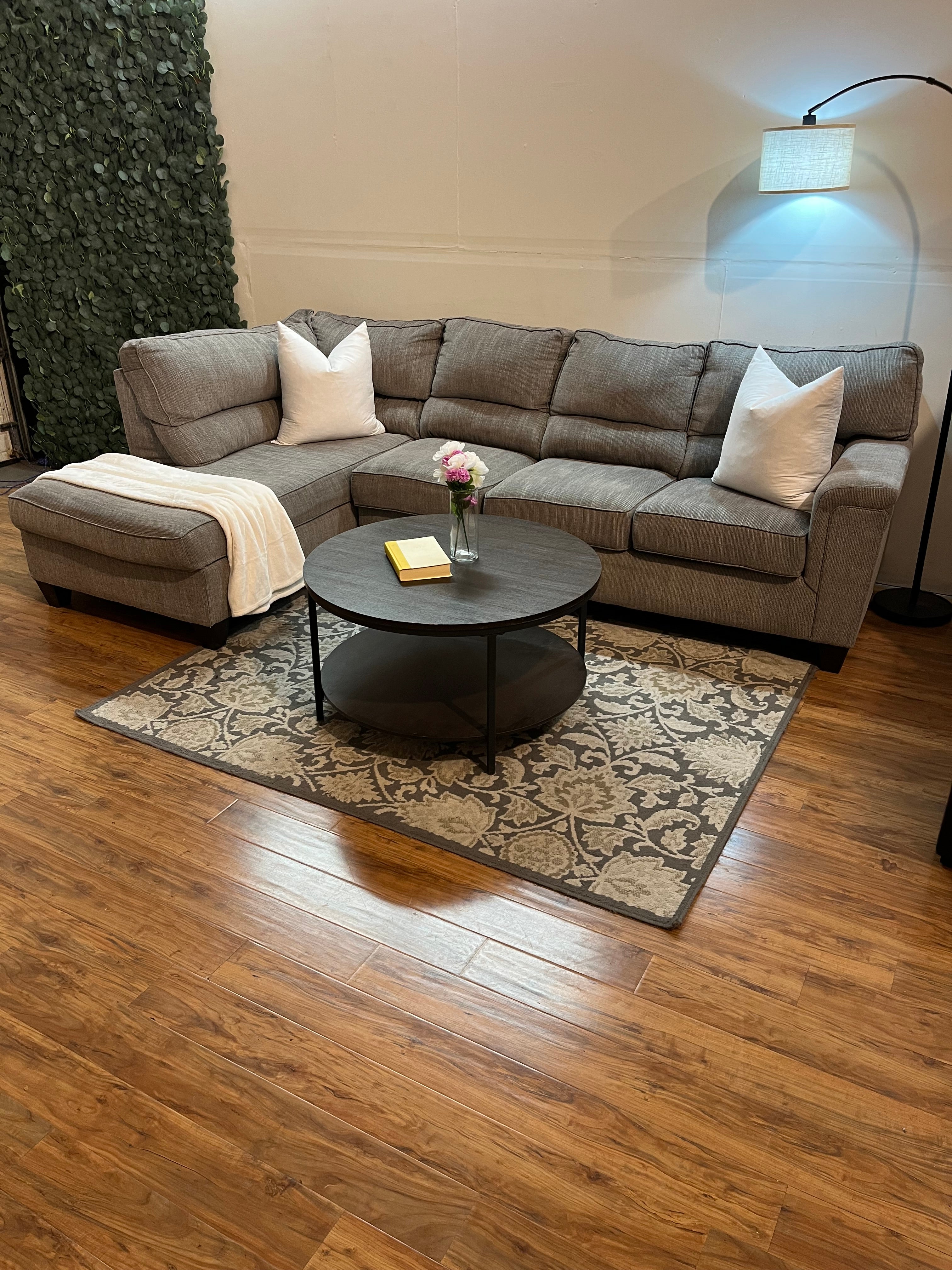 Ashley’s Furniture Sectional in Graphite