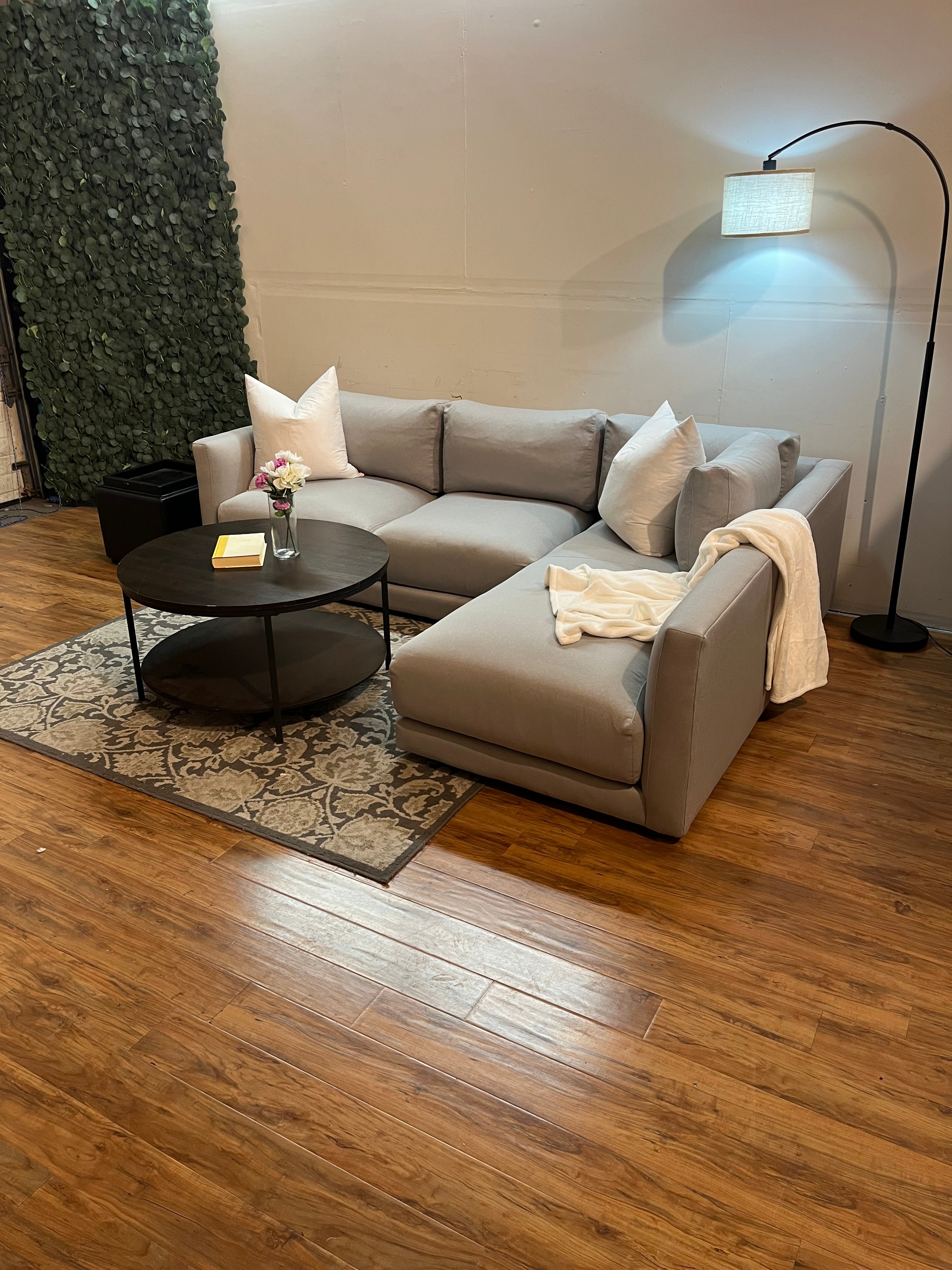 Room & Board Sectional in Dawson Gray