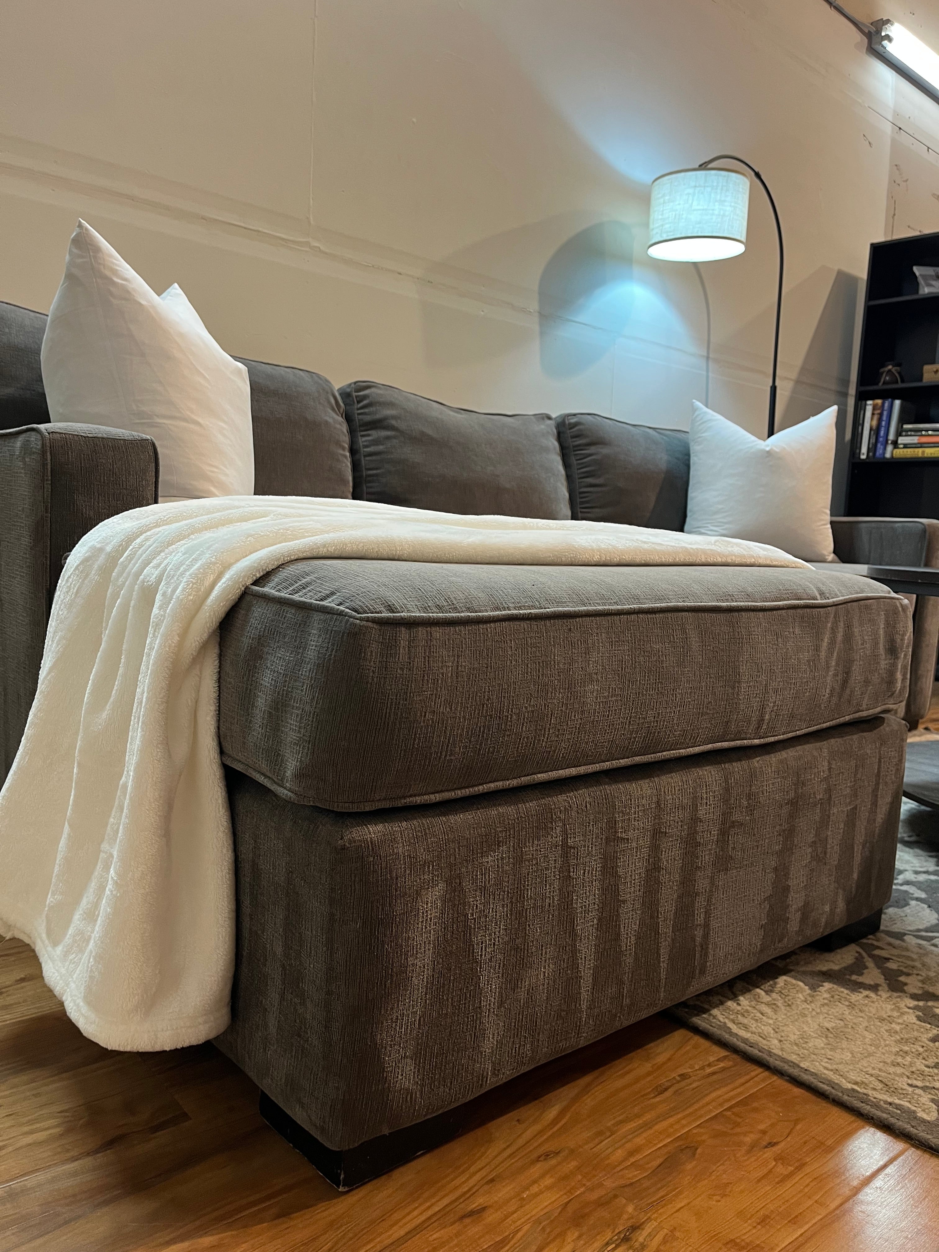 Macy’s Radley Sectional in Mocha Gray