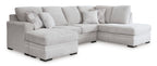 Gabyleigh 2-Piece Sectional with Chaise in Nickel