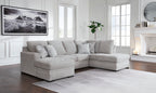 Gabyleigh 2-Piece Sectional with Chaise in Nickel