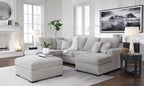 Gabyleigh 2-Piece Sectional with Chaise in Nickel