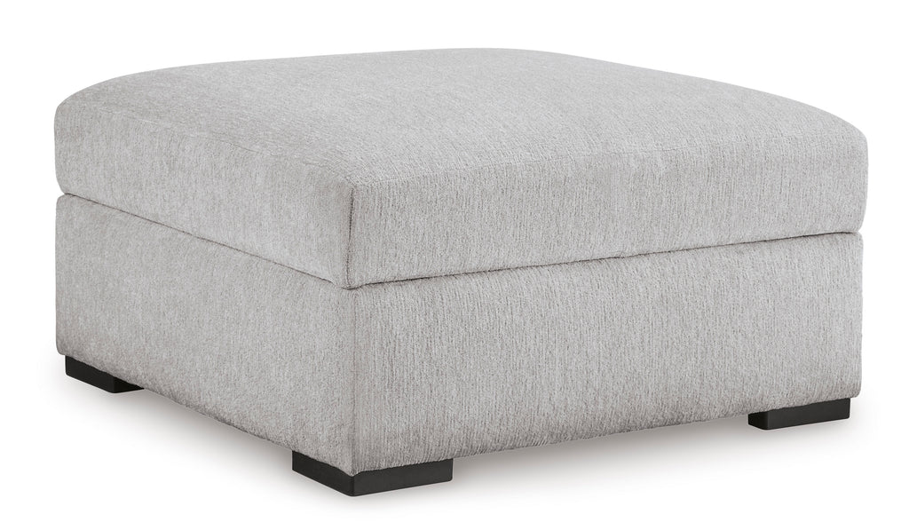 Gabyleigh Ottoman with Storage in Nickel
