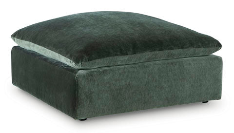 Rowan Ottoman in Jade