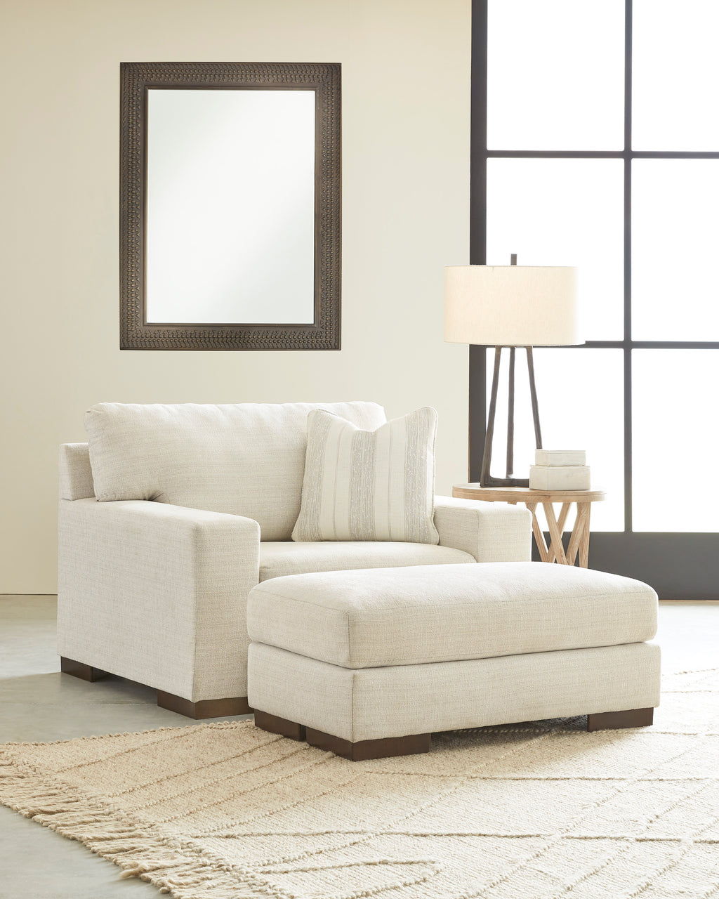 Maggie Oversized Chair in Birch