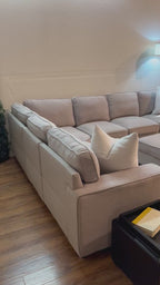 Modular Sectional in Heather Gray