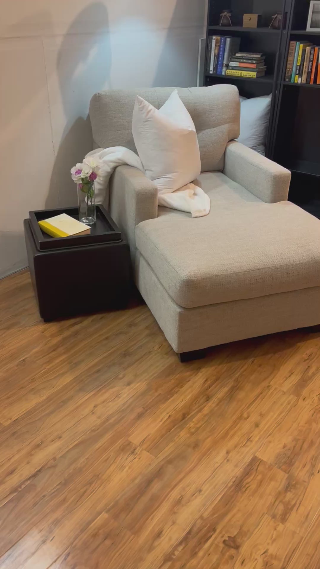 Ashley Furniture Chaise Lounge in Pearl Gray