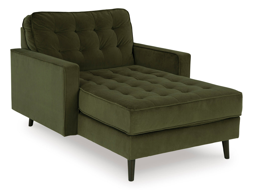 Reveon Lakes Chaise Lounge in Olive