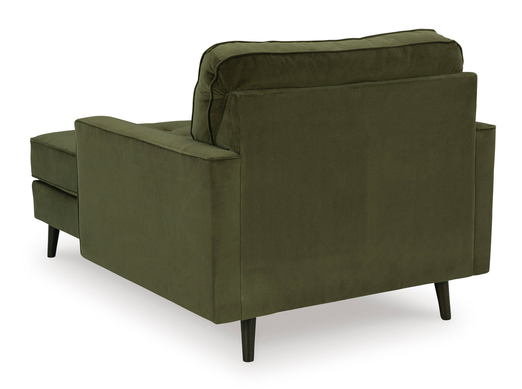 Reveon Lakes Chaise Lounge in Olive