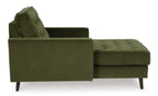 Reveon Lakes Chaise Lounge in Olive
